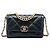 Chanel Black Medium Lambskin 19 Flap Nero