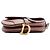 Borsa Saddle mini in pelle di vitello liscia marrone Dior Carne - vista 3