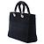 Dior Cannage Lady D Lite en lona bordada negra Large Negro - vista 2