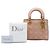 Dior Lady Dior Supple in agnello cannage con borchie rosa Small - vista 6