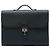 Hermès Sac A Depeches 38 in Togo nero