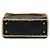 Chanel Black CC Raffia Fringe Trimmed Calfskin Chain Flap - vista 3
