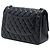 Chanel Black Jumbo Classic Lambskin Double Flap Nero - vista 2