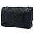 Chanel Black Medium Classic Caviar Double Flap Nero - vista 2