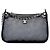 Clutch Chanel Black CC in rete e pelle di agnello lucida con catena Nero