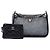 Clutch Chanel Black CC in rete e pelle di agnello lucida con catena Nero - vista 7