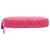Clutch Chanel Pink CC de piel de cordero acolchada con doble cremallera y cadena Rosa - vista 3