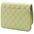 Chanel Green CC gestepptes Caviar Wallet on Chain Grün Hellgrün - Ansicht 2