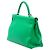 Hermès Green Clemence Kelly II Retourne 35 Verde - vista 2