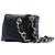 Clutch Vanity Chanel Black CC in agnello trapuntato Nero - vista 2