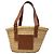 LOEWE Beige Small Raffia Anagram Basket Tote