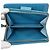 Cartera Prada Blue Saffiano French Wallet Azul - vista 5