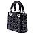 Lady Dior Mini in raso nero con cannage e decorazioni in cristallo Dior - vista 2