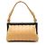 Chanel Beige CC Chocolate Bar Lammfell Handtasche mit Rahmen