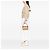 Chanel Beige CC Chocolate Bar Lammfell Handtasche mit Rahmen - Ansicht 6