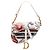 Dior Saddle Bag aus weißem Canvas mit Camouflage-Blumenstickerei