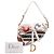 Dior Saddle Bag aus weißem Canvas mit Camouflage-Blumenstickerei - Ansicht 7