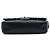 Chanel Black Medium Classic Tweed e Caviar Double Flap Nero - vista 3