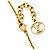 Louis Vuitton Gold Plated Flower Full Bracelet Golden - Ansicht 2