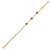 Louis Vuitton Gold Plated Flower Full Bracelet Golden - Ansicht 4