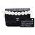 Chanel Black CC trapuntato in agnello Maxi con tracolla a catena con perle Nero - vista 7