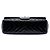 Chanel Black Jumbo Classic Chevron Patent Single Flap Nero - vista 3