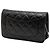 Chanel Black CC gestepptes Caviar Wallet on Chain Schwarz - Ansicht 2