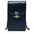 Portatفono Chanel Blue Caviar con cordino e catena Blu navy
