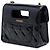 Chanel Black Mini Quilted Patent Graphic Catch Flap Nero - vista 2