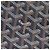 Borsa per il trasporto Goyard Black Goyardine Chien Gris Nero - vista 5