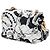 Chanel White Mini Printed Canvas Deer Coco Flap Bianco - vista 2