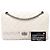 Chanel White Quilted Aged Calfskin Reissue 2.55 Double Flap 226 Bianco Bianco sporco - vista 7
