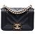Chanel Black Mini Chevron Lambskin Boy Flap Nero