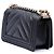 Chanel Black Mini Chevron Lambskin Boy Flap Nero - vista 2
