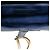 Borsa Saddle in pelle di vitello granulata blu Dior Blu navy - vista 4