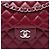 Chanel Red Jumbo Classic Caviar Double Flap Rosso Bordò - vista 5