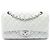 Chanel Green Medium Classic Lambskin Double Flap Verde Verde chiaro
