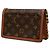 Portafoglio con catena Dauphine in Monogram Reverse marrone Louis Vuitton - vista 2
