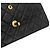 Chanel Black Medium Classic Lambskin Double Flap Nero - vista 10