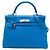 Hermès Blue Clemence Kelly II Retourne 32