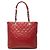 Tote Grand Shopping Verticale in Caviar Rosso Chanel