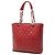 Tote Grand Shopping Verticale in Caviar Rosso Chanel - vista 2