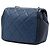 Chanel Blue Mini Square Calfskin Graphic Flap Azul - vista 2