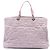 Chanel Pink Large CC Quilted Denim Tote