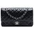 Chanel Black Medium Classic Caviar Double Flap