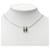 Pendentif Collier Pop H en Émail Noir Hermès  - vue 6
