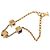 Bracciale Gamble placcato oro e strass dorato Louis Vuitton D'oro