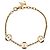 Bracciale Gamble placcato oro e strass dorato Louis Vuitton D'oro - vista 2