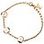 Bracciale Gamble placcato oro e strass dorato Louis Vuitton D'oro - vista 3