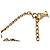 Bracciale Gamble placcato oro e strass dorato Louis Vuitton D'oro - vista 5